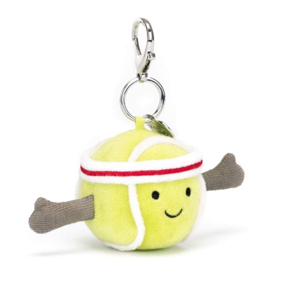 NWT Jellycat Amuseable Sports Tennis Bag Charm